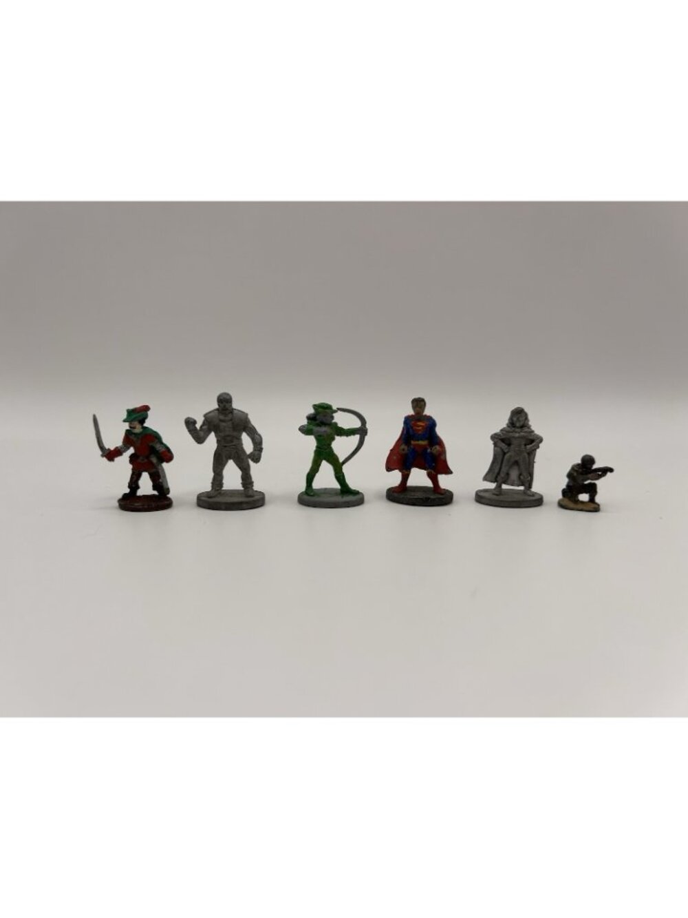 Lot Vintage Metal Figurines Miniatures Grenadier DC 1985 Superman Robin Hood - Picture 2 of 12